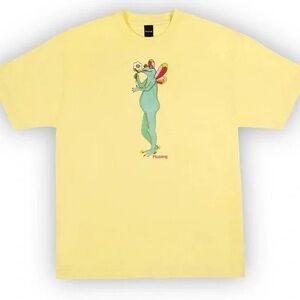 Pleasing Yellow Graphic T-Shirt